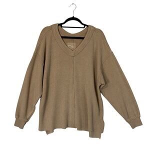 Aerie V Neck Pullover Sweater Oversized Medium
